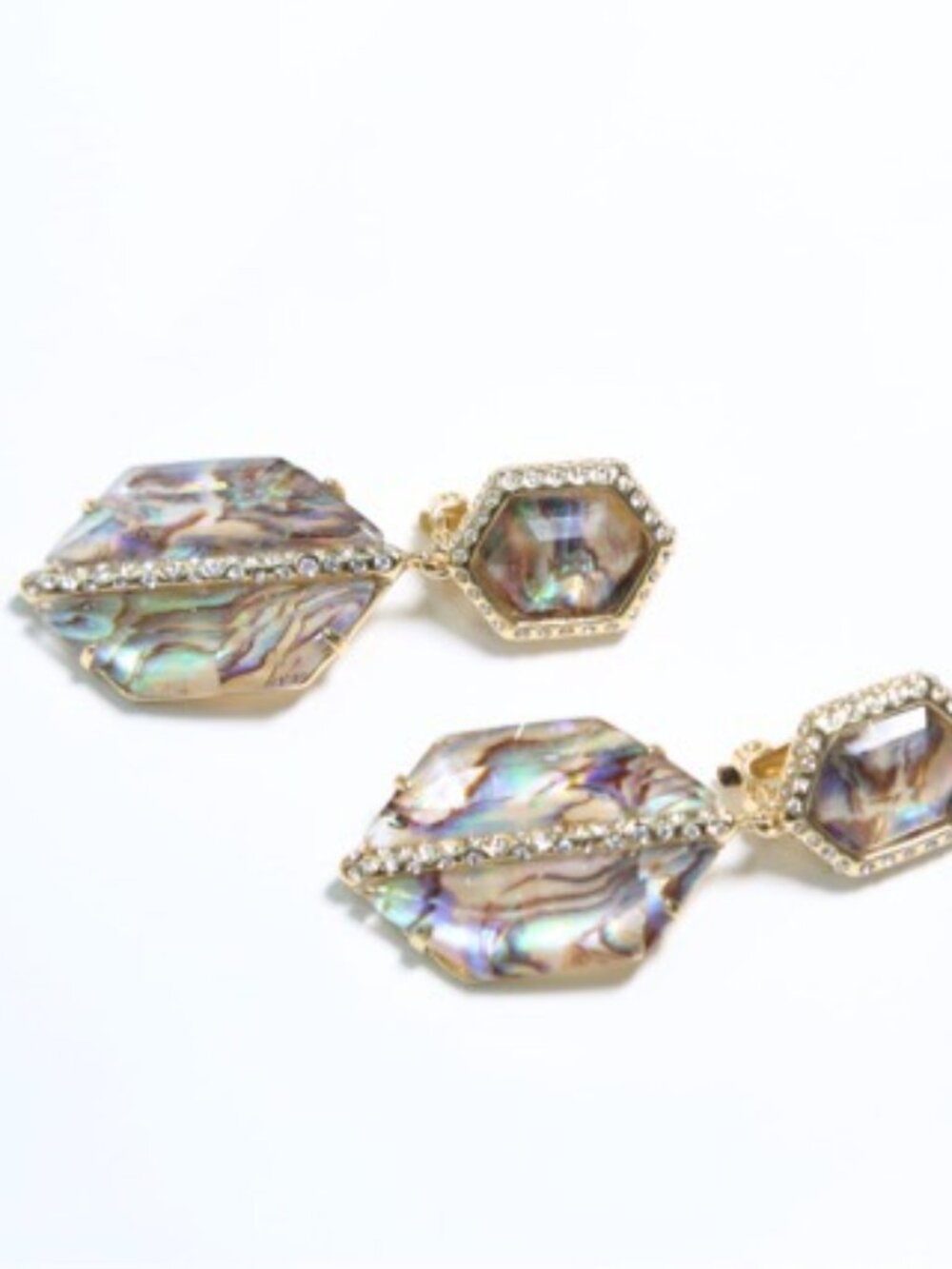 Alexis Bittar Large Gemstone Clip-On Earrings